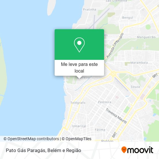 Pato Gás Paragás mapa