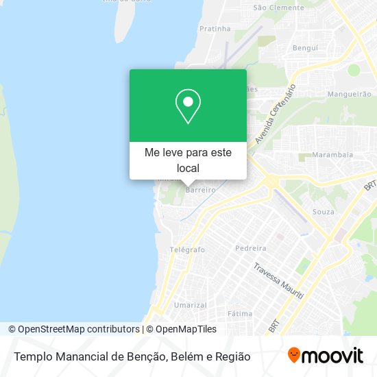 Templo Manancial de Benção mapa