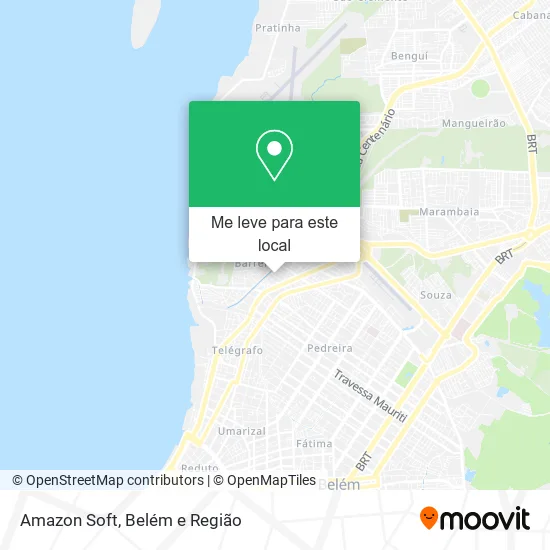 Amazon Soft mapa