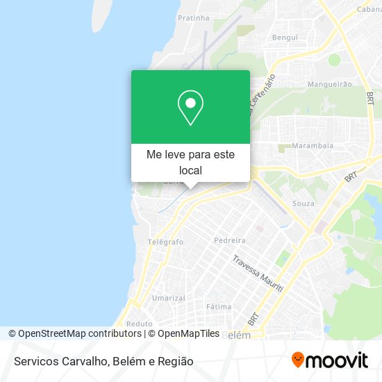 Servicos Carvalho mapa