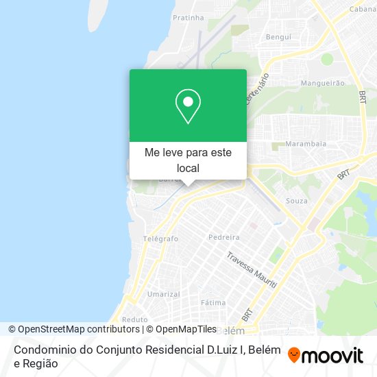 Condominio do Conjunto Residencial D.Luiz I mapa