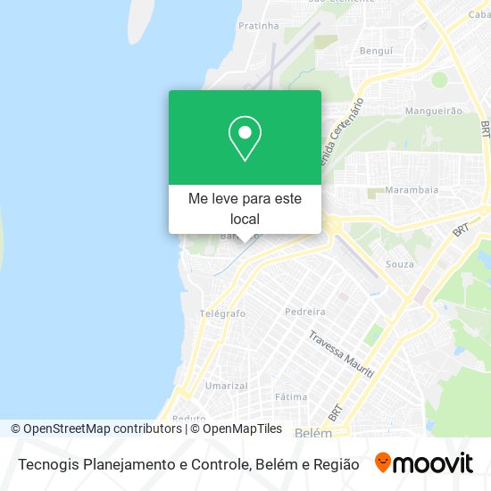 Tecnogis Planejamento e Controle mapa