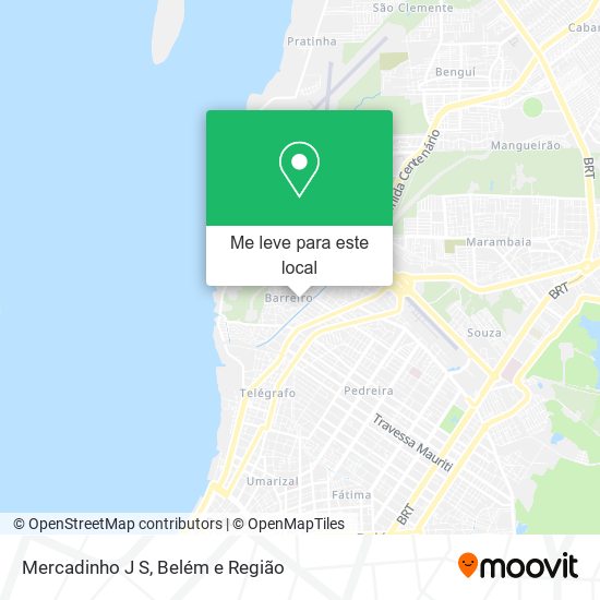 Mercadinho J S mapa