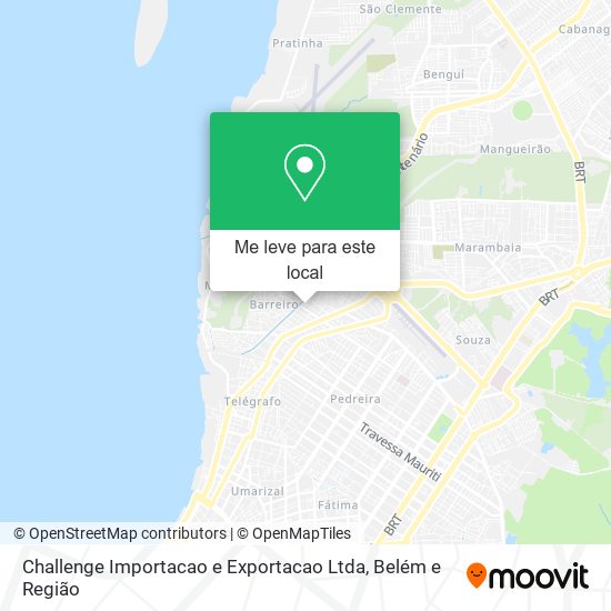 Challenge Importacao e Exportacao Ltda mapa