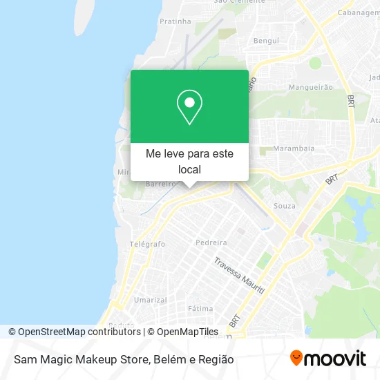 Sam Magic Makeup Store mapa