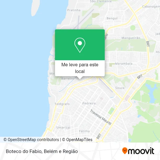Boteco do Fabio mapa