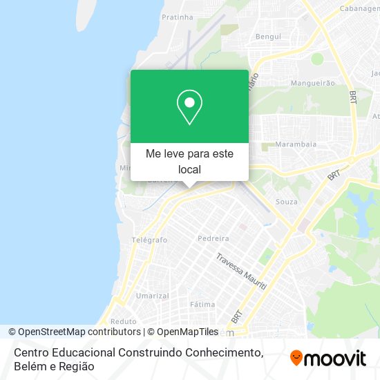 Centro Educacional Construindo Conhecimento mapa