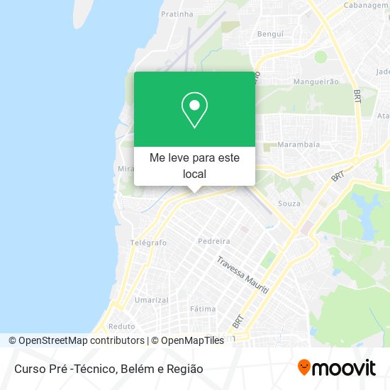 Curso Pré -Técnico mapa