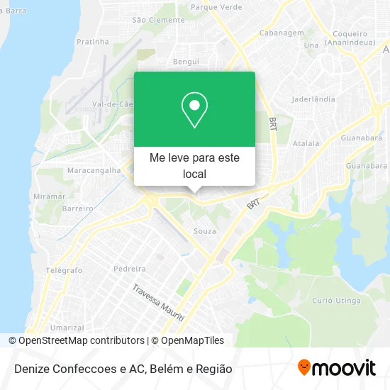 Denize Confeccoes e AC mapa