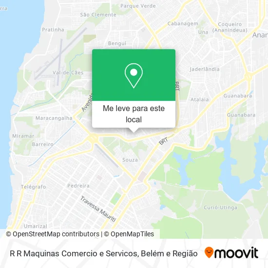 R R Maquinas Comercio e Servicos mapa