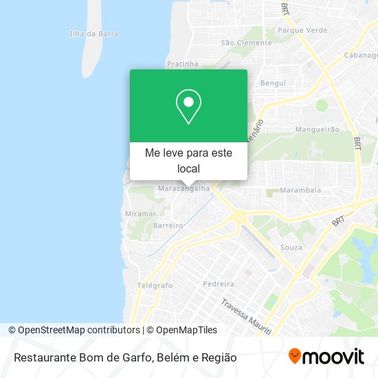 Restaurante Bom de Garfo mapa