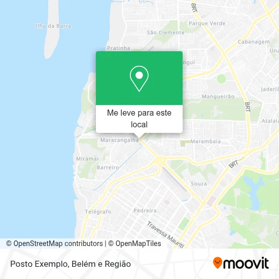 Posto Exemplo mapa