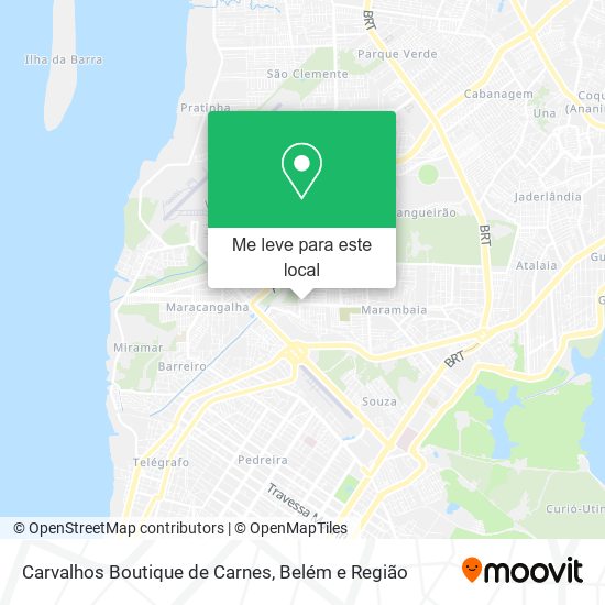 Carvalhos Boutique de Carnes mapa