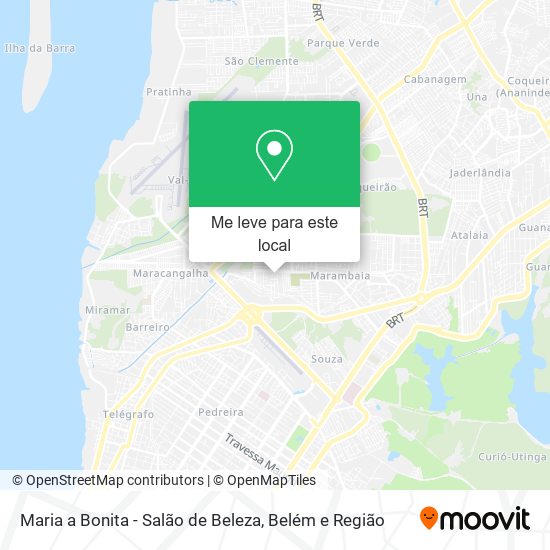 Maria a Bonita - Salão de Beleza mapa