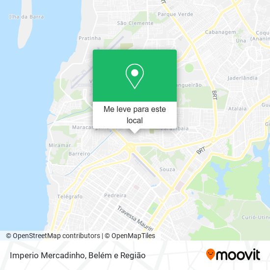 Imperio Mercadinho mapa