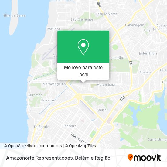 Amazonorte Representacoes mapa