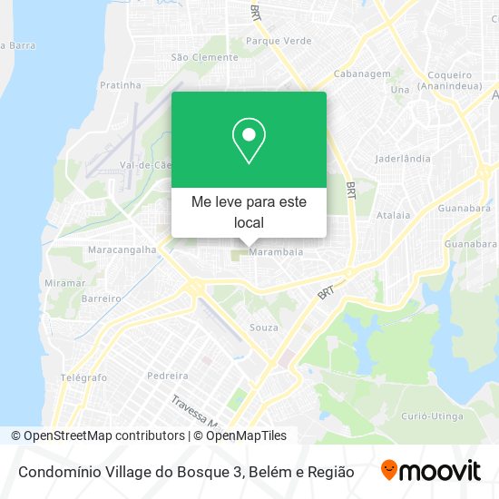 Condomínio Village do Bosque 3 mapa