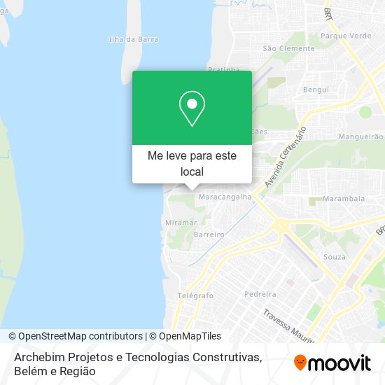 Archebim Projetos e Tecnologias Construtivas mapa