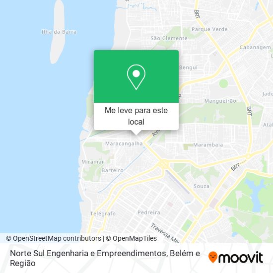 Norte Sul Engenharia e Empreendimentos mapa
