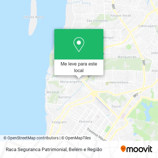 Raca Seguranca Patrimonial mapa