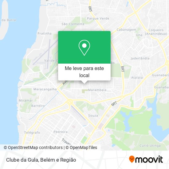 Clube da Gula mapa