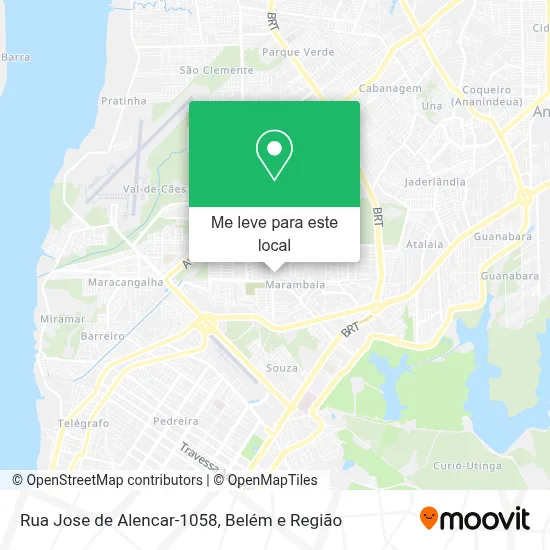 Rua Jose de Alencar-1058 mapa