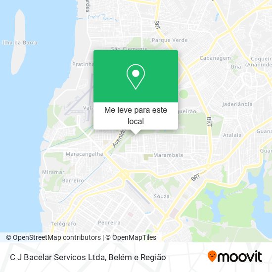C J Bacelar Servicos Ltda mapa