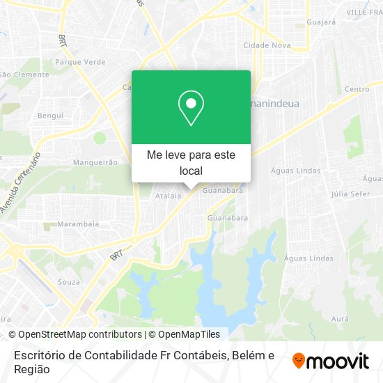 Escritório de Contabilidade Fr Contábeis mapa