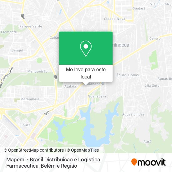 Mapemi - Brasil Distribuicao e Logistica Farmaceutica mapa