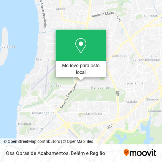 Oss Obras de Acabamentos mapa