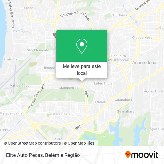 Elite Auto Pecas mapa