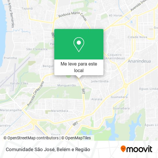 Comunidade São José mapa