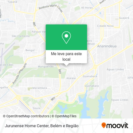 Jurunense Home Center mapa
