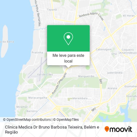 Clinica Medica Dr Bruno Barbosa Teixeira mapa