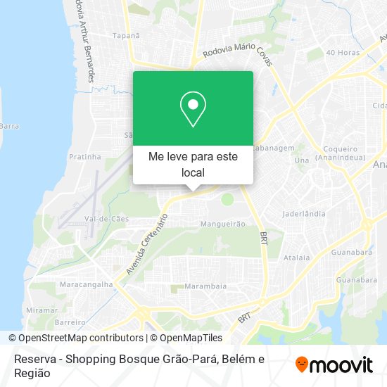 Reserva - Shopping Bosque Grão-Pará mapa