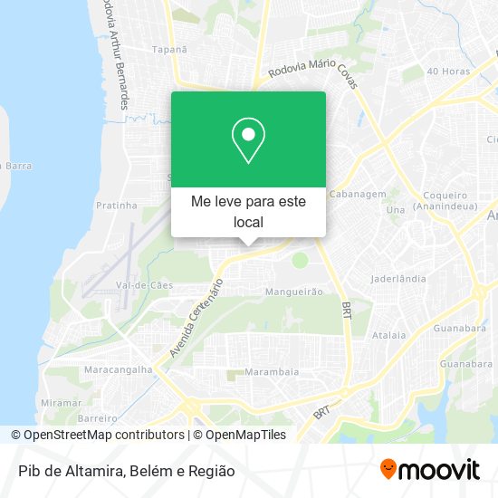 Pib de Altamira mapa