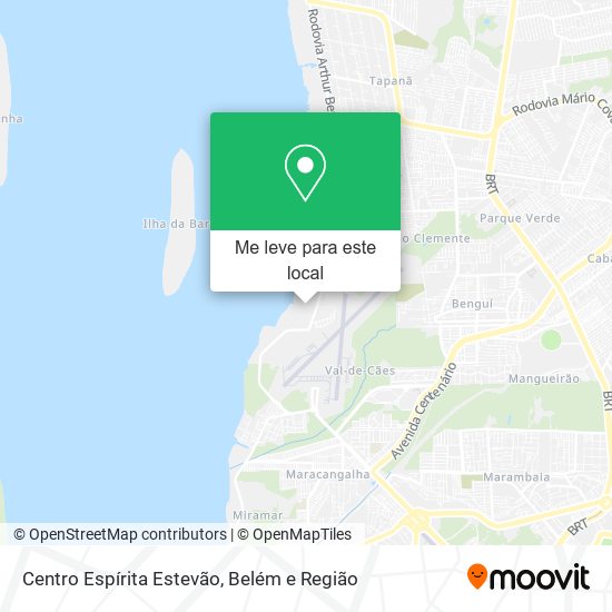 Centro Espírita Estevão mapa