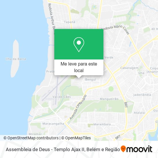 Assembleia de Deus - Templo Ajax II mapa