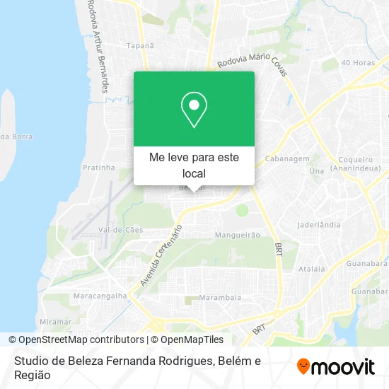 Studio de Beleza Fernanda Rodrigues mapa