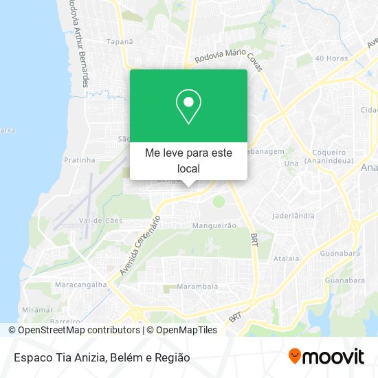 Espaco Tia Anizia mapa