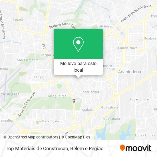 Top Materiais de Construcao mapa