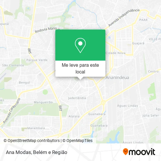 Ana Modas mapa