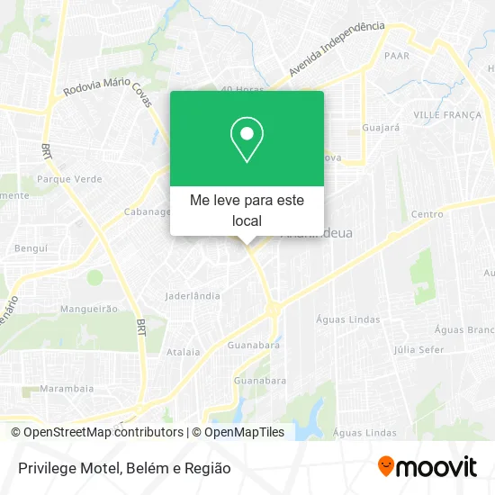 Privilege Motel mapa
