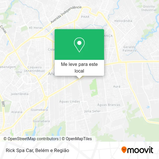 Rick Spa Car mapa
