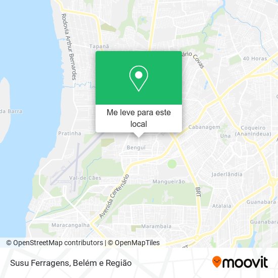 Susu Ferragens mapa