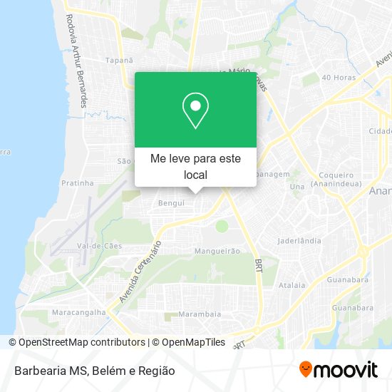 Barbearia MS mapa