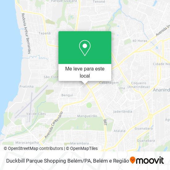Duckbill Parque Shopping Belém / PA mapa