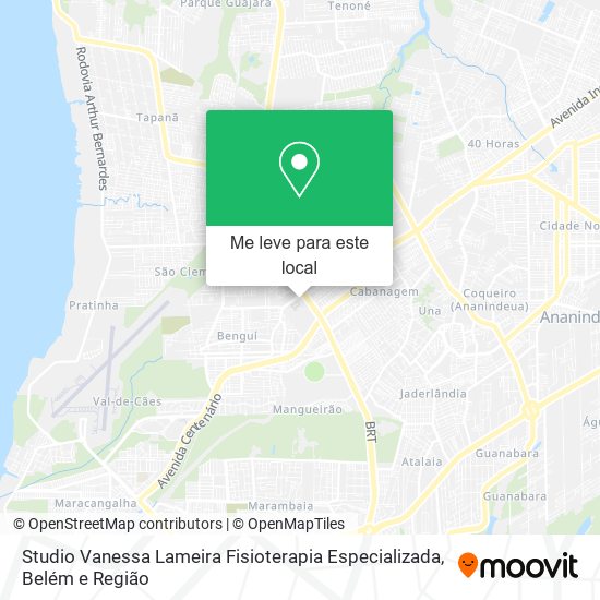 Studio Vanessa Lameira Fisioterapia Especializada mapa