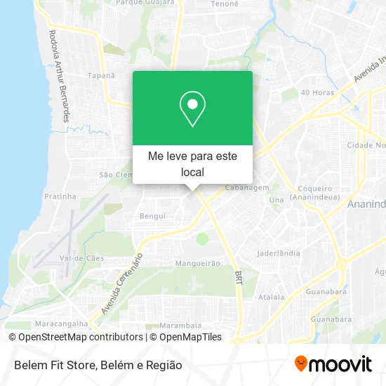 Belem Fit Store mapa