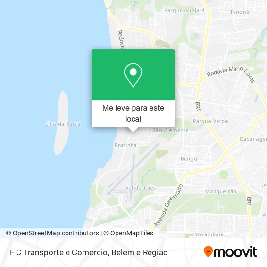 F C Transporte e Comercio mapa